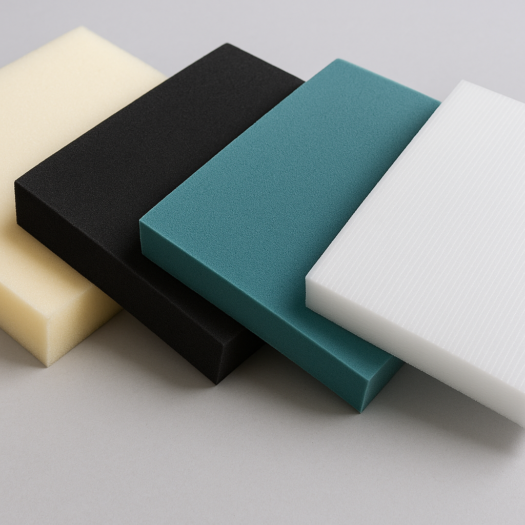 Comparing Foam Types: Polyurethane Foam, EVA, XPS, and Polystyrene Sheets
