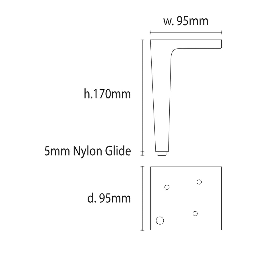 Borsari 170mm Leg Satin