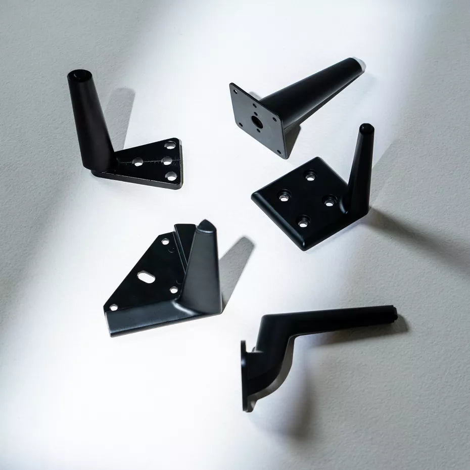Stefano 180mm Leg Matte Black